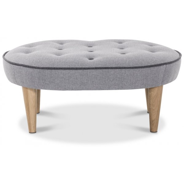 Agda Fußhocker - Grau Agda Fußhocker - Grau