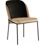 Doris Esszimmerstuhl-Set - Schwarz/Beige