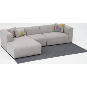 Linden-Diwansofa links - Hellgrau