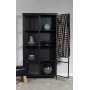 Industry Vitrinenschrank aus Metall - Metall / Glas