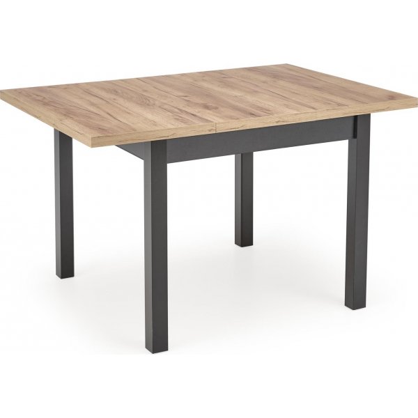 Callahan Esstisch 90-125 x 90 cm - Craft-Eiche/Schwarz