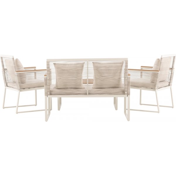 Sofagruppe Dallas - Beige/Hellgrau Sofagruppe Dallas - Beige/Hellgrau