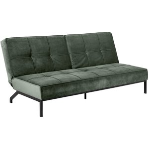 Ullrik Bettsofa - Mattgrner Velours