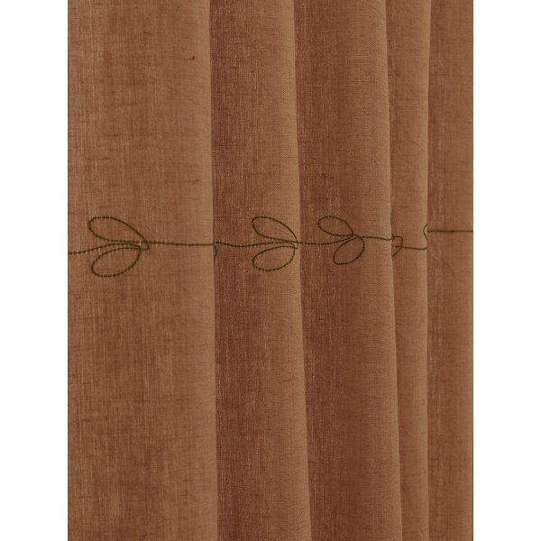 Amie Vorhang 2er-Pack 2 x 140 x 280 cm - Zimt