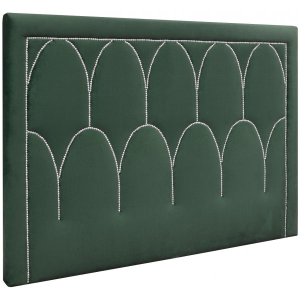 Kopfteil Dalarö (Smaragdgrüner Samt) - Beliebige Breite Kopfteil Dalarö (Smaragdgrüner Samt) - Beliebige Breite