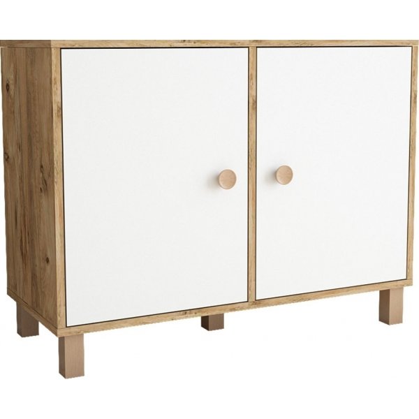 Vilamo Schrank 35 - Kiefer/wei