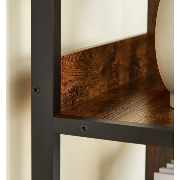 Romeo Bcherregal 80 x 149 cm - Braun/Schwarz