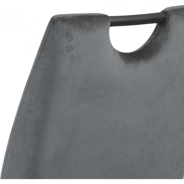 Esszimmerstuhl aus Wolle - Grau