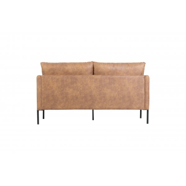 Kingsley 2,5-Sitzer Sofa - Cognac (ko-Leder) + Textilreinigung fr Mbel