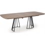 Everton Esstisch 180-200 x 100 cm - Walnuss/Schwarz