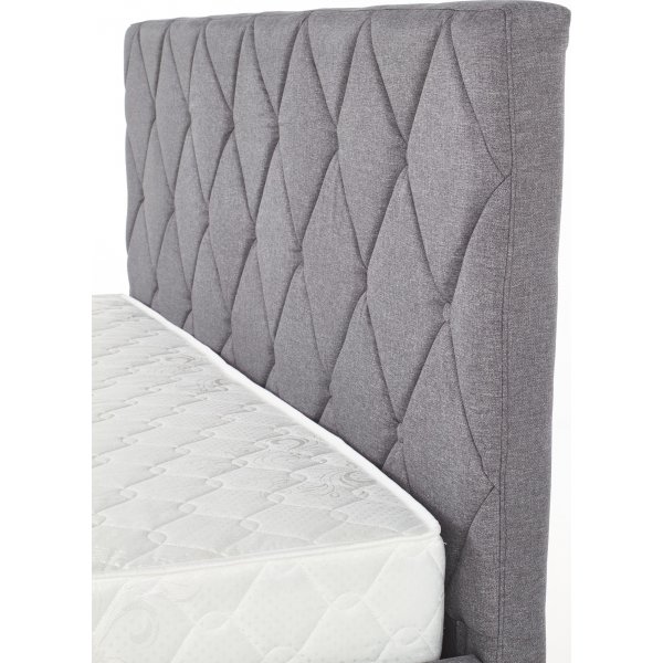 Libbie Bett mit Stauraum - grau