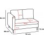 Modulares Sofa Mino - Grau