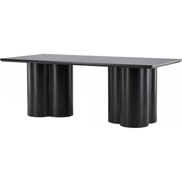 Olivia Esstisch 210X100 cm schwarz gebeizt