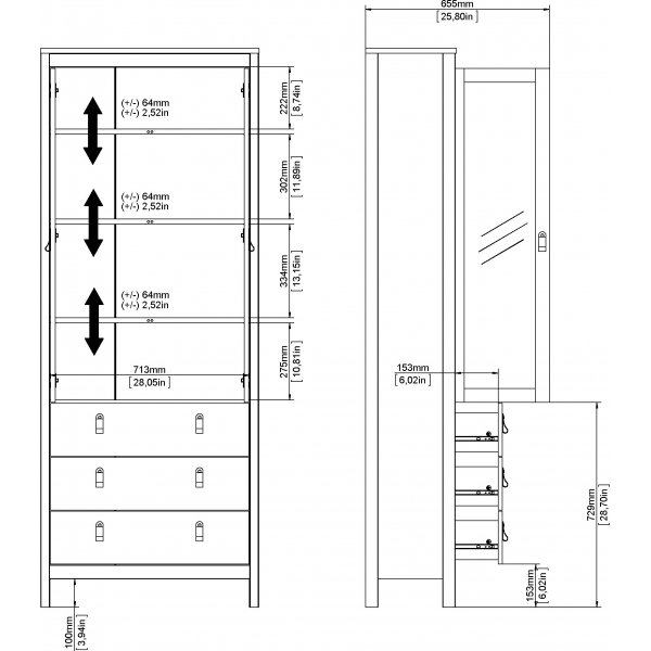 Vitrine Madrid - Wei