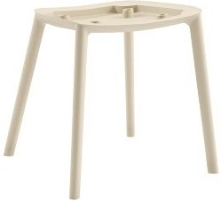 Schalen-Esszimmerstuhl im 2er-Pack - Beige