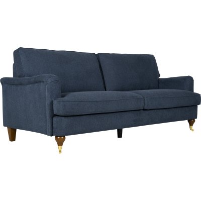 Howard London Premium 3-Sitzer Sofa Modell gerade - Blau