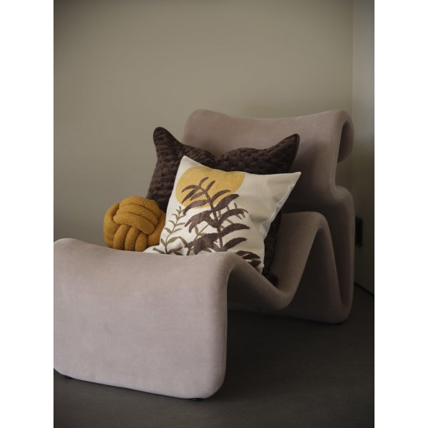 Zen-Kissenbezug 45 x 45 cm - Warmes Gelb