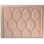 Bianca Bett Kopfteil Beige (Samt) - Breite whlbar
