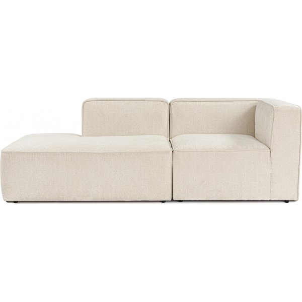 Weiteres 2-Sitzer-Sofa mit offenem Ende links - Creme