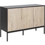 Seaford Sideboard - Schwarz/Wei pigmentierte Eiche