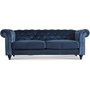 Chesterfield Royal 3-Sitzer Sofa - Dunkelblau