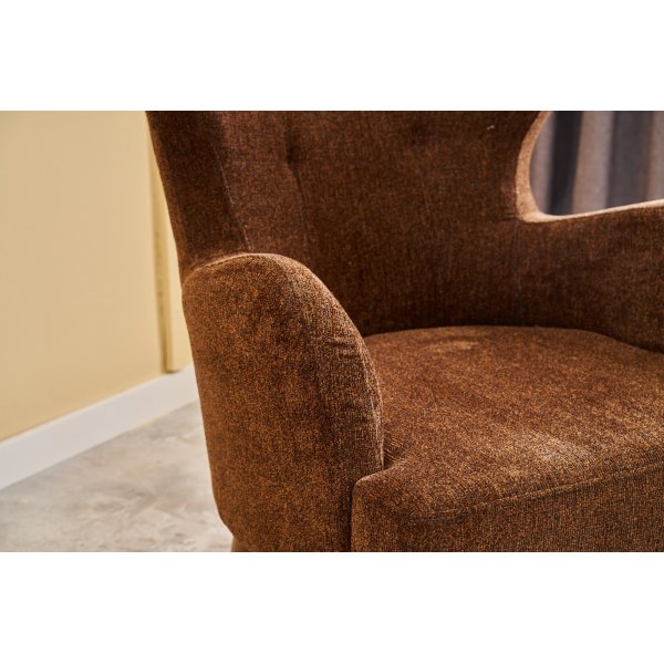 Karina Sessel - Braun/Kupfer Karina Sessel - Braun/Kupfer