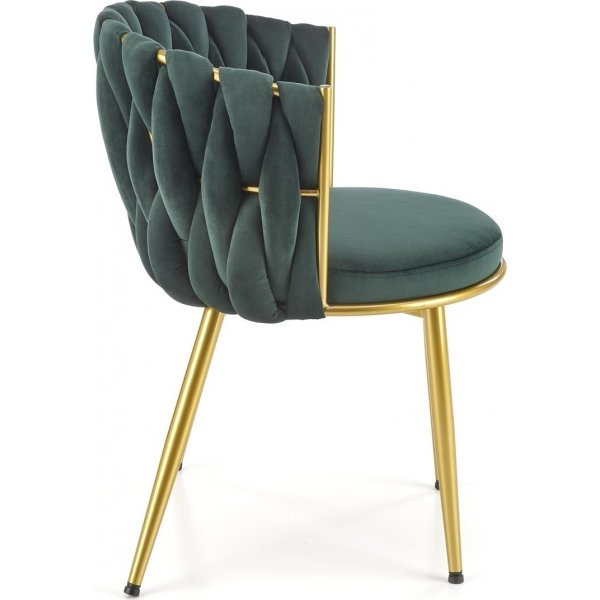 Cadeira Esszimmerstuhl 517 - Dunkelgrün/Gold Cadeira Esszimmerstuhl 517 - Dunkelgrün/Gold