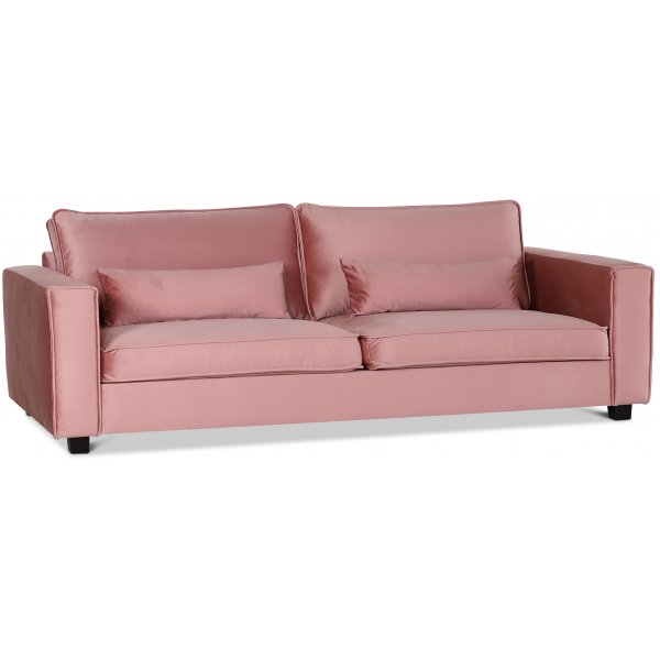 Adore Lounge Sofa 4-Sitzer Sofa - Dusty Pink (Samt) Adore Lounge Sofa 4-Sitzer Sofa - Dusty Pink (Samt)