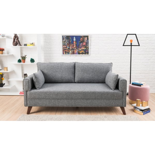 Bella 2-Sitzer-Sofa - Grau Bella 2-Sitzer-Sofa - Grau