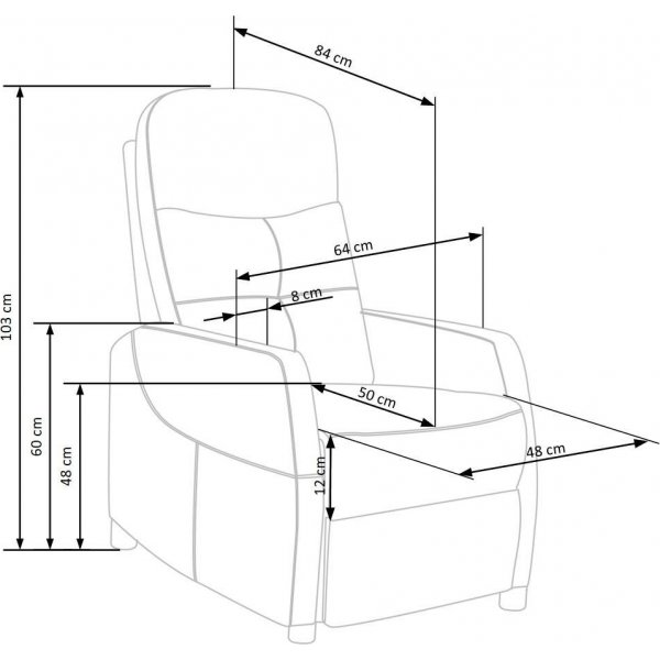 Gunvor Liegesessel aus beigem Samt Gunvor Liegesessel aus beigem Samt