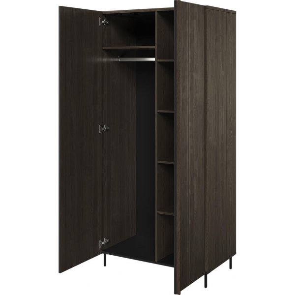 Piedmont-Garderobe - Portland-Esche/Schwarz
