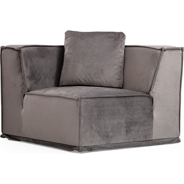 Lego Ecksofa 276 cm links - Grau