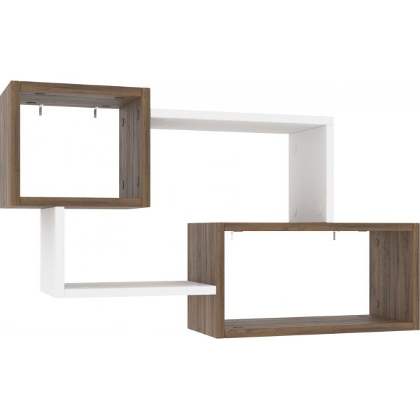 Ejder Wandregal - Nussbaum/wei