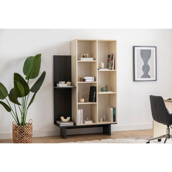 Frank B�cherregal - Beige/Anthrazit