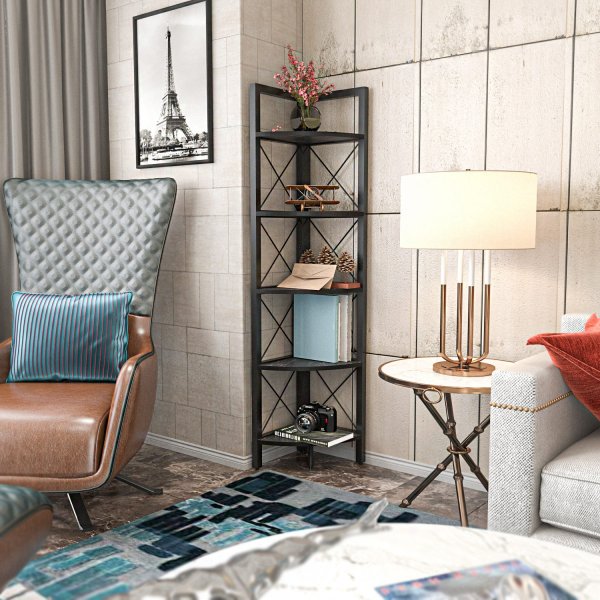 Remo Bcherregal - Schwarz