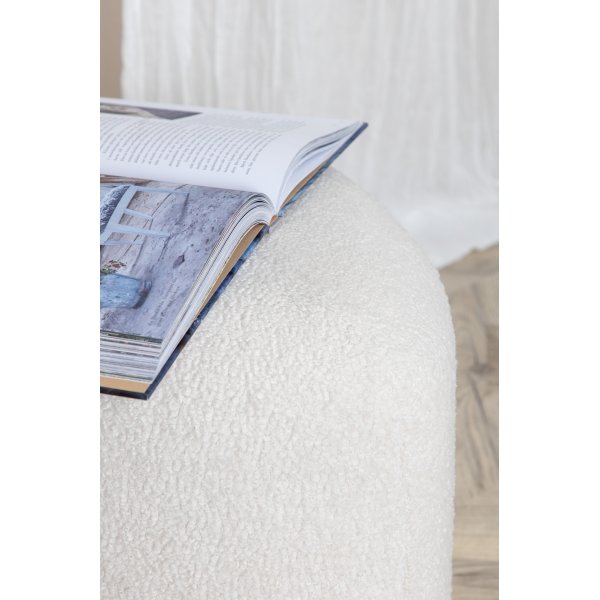 Tee-Hocker - Weißer Teddy Tee-Hocker - Weißer Teddy