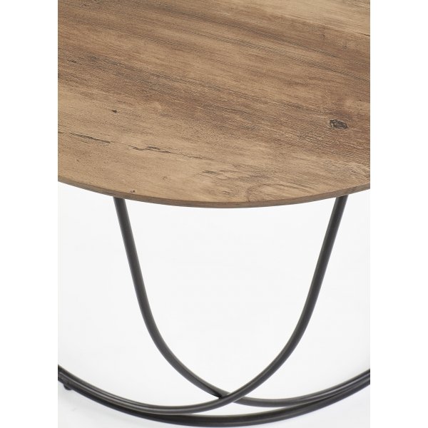 Bobby Couchtisch - Walnuss/Schwarz Bobby Couchtisch - Walnuss/Schwarz