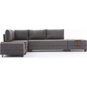 Ecksofa Fly - Braun