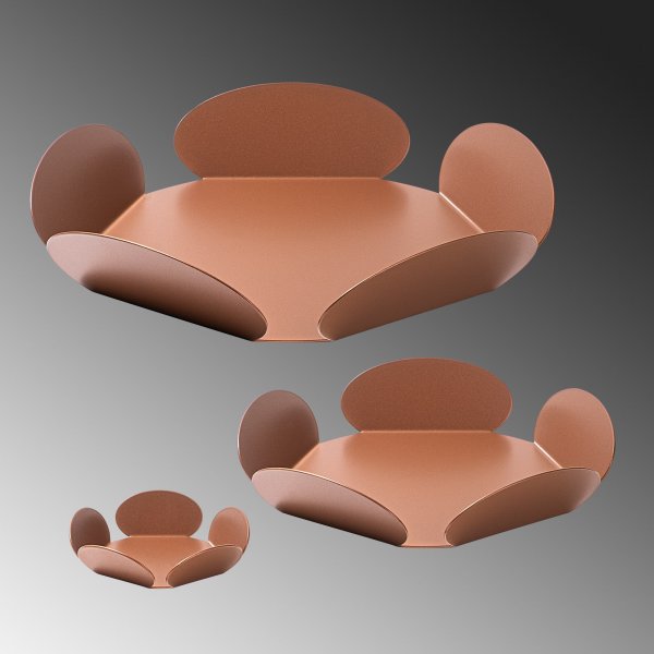 Rhodes Dekoschale - Kupfer Rhodes Dekoschale - Kupfer