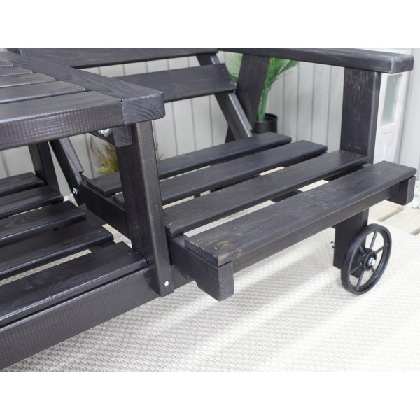 Kingdom Ausziehsofa - Schwarz