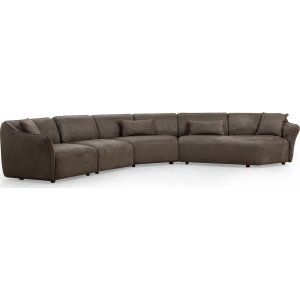 Mentis Ecksofa 440 cm - Braun