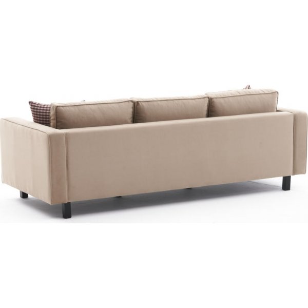 Sofa Kale - Cremefarbener Samt