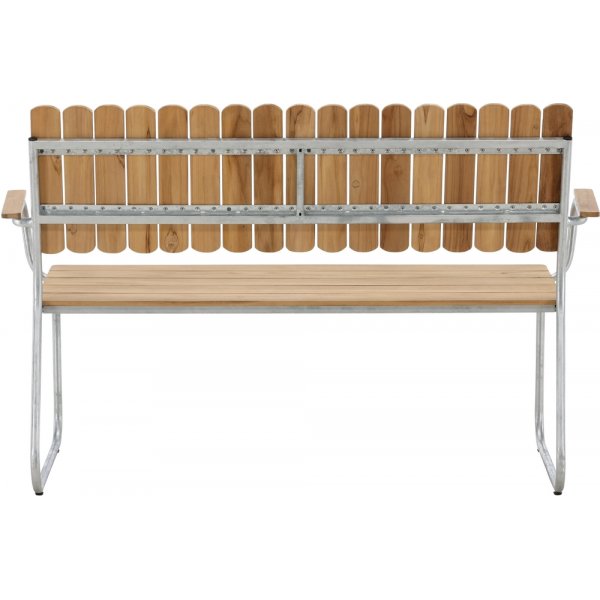 Holmsund Bank - Natur/Silber