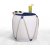 Fora Hocker 2 - Blau/Wei