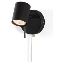 Alpha Strahler Nachttischlampe - Schwarz Alpha Strahler Nachttischlampe - Schwarz