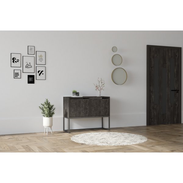 Zermat Konsolentisch 90 x 34 cm - Anthrazit