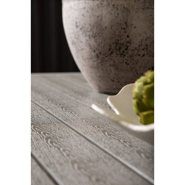 Break Esstisch 150 x 90 cm - Grau/Wei