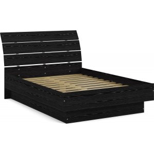 Bett Naia 137 x 191 cm - Schwarz