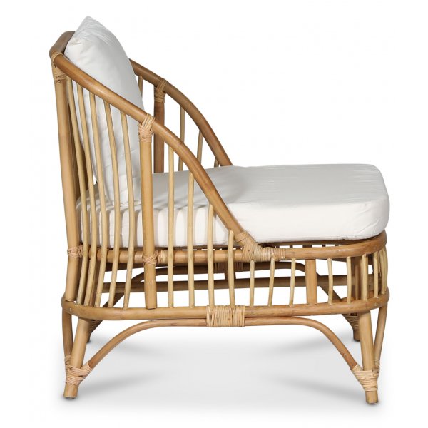 Baboo Sessel mit Kissen - Rattan natur Baboo Sessel mit Kissen - Rattan natur