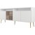 Milan Sideboard 180 cm - Wei/Gold